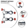 thumbnail image 3 of 2 Pcs Support à Clipser pour Chaise de Jardin Parasol Patio Balcon Terrasse Parasol Parasol de Soleil Support, Pièces d'Outils de Jardin pour Chaise de Plage Pliables, 3 of 9
