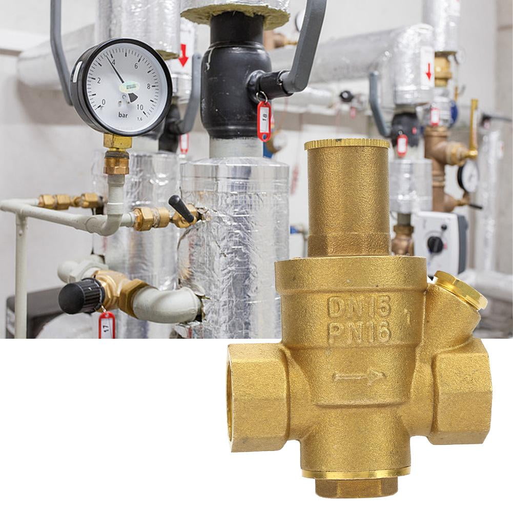 1pc 1/4 Thermal Release Valve Brass Thermal Relief Valve for Air Compressor Pressure Washer Water Pump 