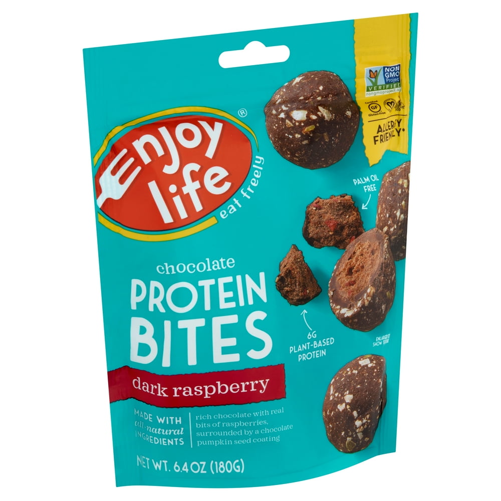 Enjoy Life Dark Raspberry Chocolate Protein Bites, 6.4 oz