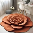 thumbnail image 1 of Floral Plush & Diatomaceous Earth Floor Mat, 3D Visual Flower Shaped Diatom Mud Floor Rugs, Realistic Pattern Non-Slip Absorbent Mat for Bedroom, Kitchen, Living Room, 1 of 8