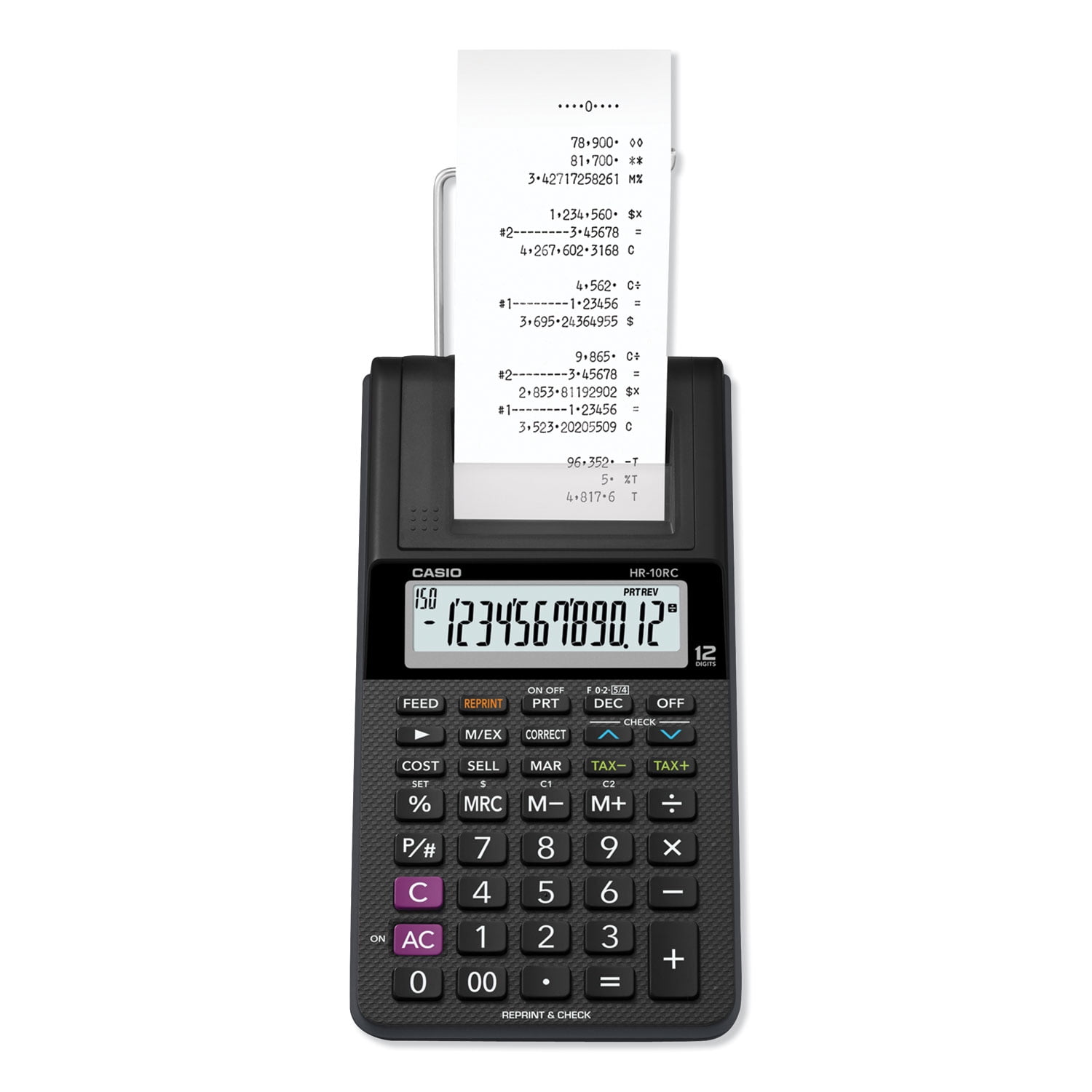 Grey for sale online Casio HR-100TM Printing Calculator 
