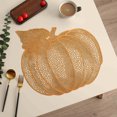 thumbnail image 4 of xaoyunyn Decorative Hollowed Out Pumpkin Shaped PVC Placemats for Parties,Holidays Everyday Use,Oil Proof,Heat Insulation,Easy to Clean,Non Slip Table Mat, 4 of 6