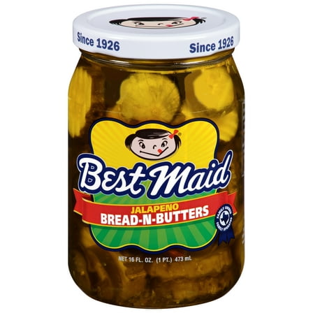Best Maid? Jalapeno Bread-N-Butters Pickles 16 fl. oz. Jar