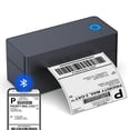 thumbnail image 1 of Impresora de etiquetas de envío AOMCHENG 4x6 Bluetooth térmica azul marino, 1 of 7
