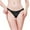 Black, variant on MuZeFu Womens Underwear Thong Women's Solid Color High Waisted Bikini Lace Ice Silk Underwear