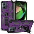 thumbnail image 2 of For Motorola Moto G 5G 2023 Hybrid Stand Military Grade with Magnet Mount Friendly Kickstand Hard PC TPU Shockproof Cover ,Xpm Phone Case [ Purple ], 2 of 9