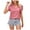 Watermelon Red, variant on Kovlvoll Womens Blouses Dressy Casual V Neck Short Sleeve Shirts Summer Lightweight Loose Comfy Tops