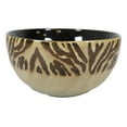 thumbnail image 5 of Pack Of 2 Safari Savanna Jungle Tiger Print Abstract Soup Cereal Bowls 20oz, 5 of 8