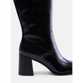 thumbnail image 4 of Free Assembly Women's Faux Leather Square Toe Tall Boots, 4 of 6