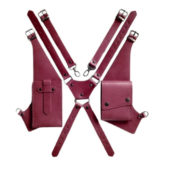 Bolso con arnés de hombro Steampunk, bolsillo tipo informal para accesorios de disfraz, senderismo