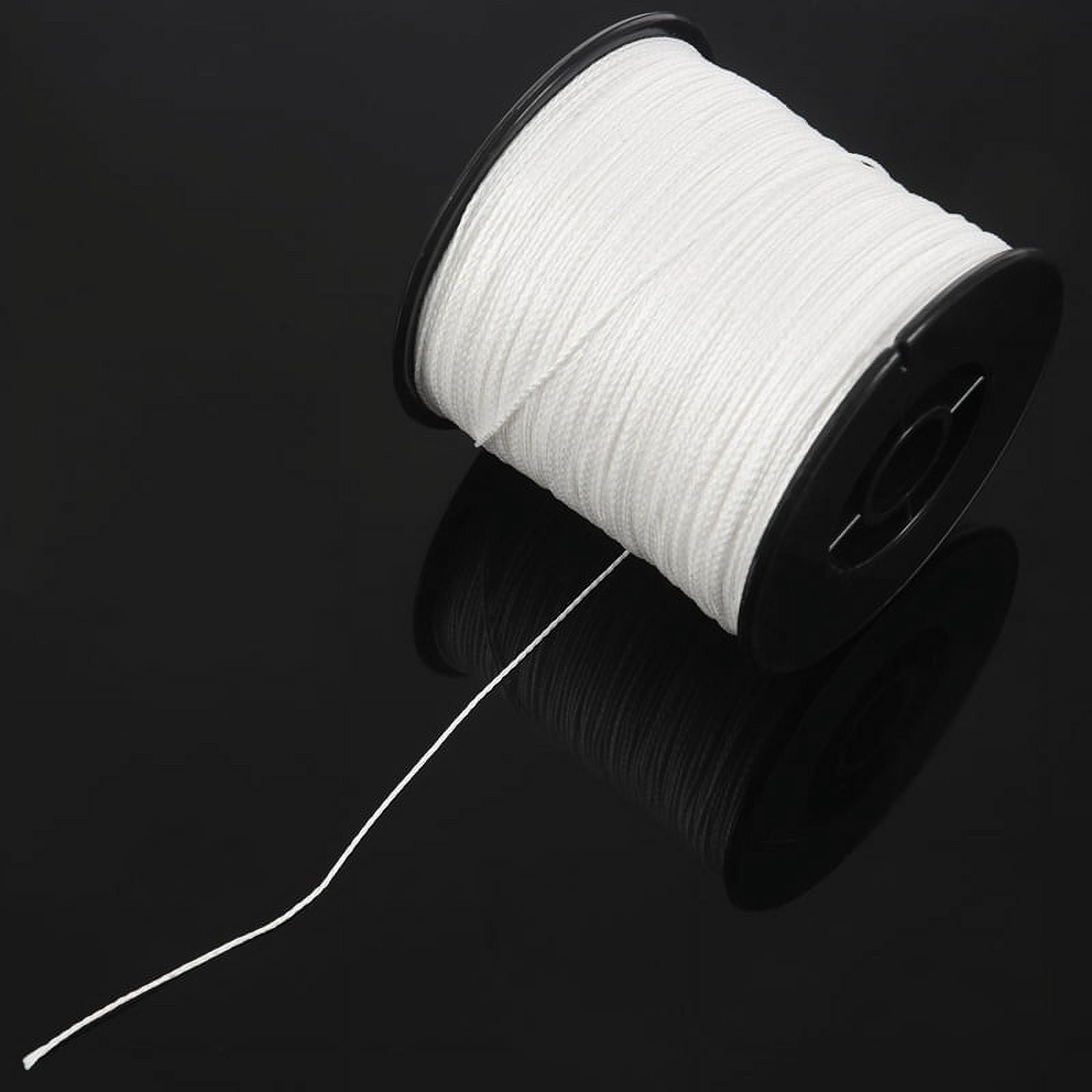 4pcs 500M 100LB 0.5mm Super Strong Braided Fishing Line PE 4 Strands Color:White,4 x Fishing Line,White