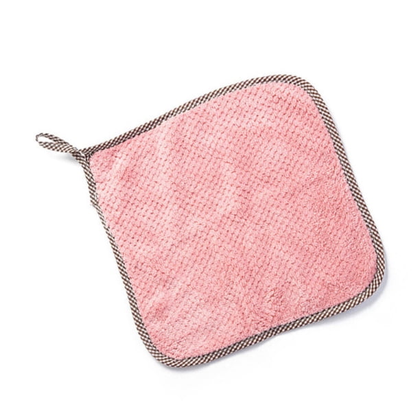 Injueey Paño de cocina Absorbente Sartén Olla Plato Vajilla Antiadherente Aceite Espesado Trapo Comedor Toalla Paño Limpieza Rojo Type3 NO3 Injueey HA005259-01