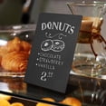 thumbnail image 4 of 3 Pcs L-Shaped Mini Chalkboard Signs Acrylic Chalkboard Buffet Tags Small Black Food Display Stands for Message Board Signs, Weddings, Tents, Birthday Parties, 4 of 7