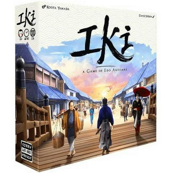 Iki Board Game | A Game Of Edo Artisans | Strategy Game for Teens and Adults | Ages 14  | 2 to 4 Players| 60 Minutes | By Sorry We Are French
