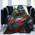 thumbnail image 6 of Transformers Blanket, Super Soft Throw Blanket, Cozy Flannel Blankets For Boys Girls, Warm Blankets For Couch Sofa Bed, 80"X60", 6 of 9