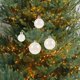 thumbnail image 4 of unbranded 40Pcs White Plastic Christmas Tree Hanging Balls Xmas Decorative Ornaments, 4 of 6