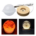 thumbnail image 3 of Moldes de esfera de resina, moldes de epoxi, moldes de silicona redondos para arte de resina, fabricación de joyas, bomba de baño, decoración navideña Soledad Molde de resina de esfera, 3 of 10