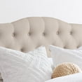 thumbnail image 6 of Adjustable Heigh Headboard with Linen Upholstery and Button Tufting for Bedroom,Twin,Natural Linen, 6 of 12