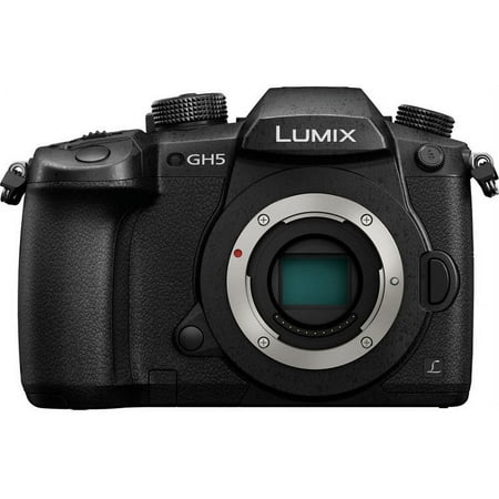 Panasonic LUMIX GH5 4K Mirrorless ILC Camera Body, 20.3 Megapixels, 4K 60p