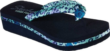 skechers wedge flip flops