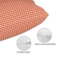 thumbnail image 3 of Naloa Orange Gingham Pillow Covers, Throw Pillow Case Cushion Covers,Cushion for Bedroom,Couch,Home-20"x30", 3 of 6