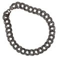 thumbnail image 5 of Ky & Co Gunmetal Gray Tone Wide Chunky Double Curb Chain Link Necklace 18" Ladies Adult Female Women, 5 of 5