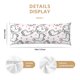 thumbnail image 3 of Balery Alpacas and Hearts Funda Protectora para Almohada Corporal de Algodón Hipoalergénico con Cierre(55 x 21 pulgadas), Almohadas No Incluidas, 3 of 7