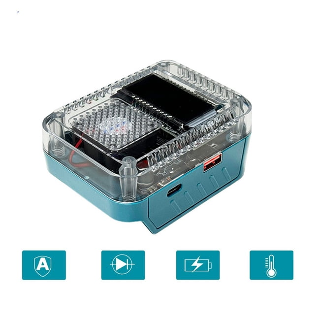 Lithium Battery Adapter Converter Charger Digital Display For MK Lithium Battery
