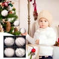 thumbnail image 6 of Christmas Balls,YgkuHd 4pcs 4in Christmas Tree Ornament Pendant Party Supplies Tree Hanging Plastic, 6 of 6