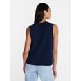 thumbnail image 4 of Time and Tru Women’s Tie Front Top, sizes XS-XXXL, 4 of 6