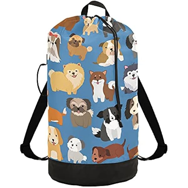 HAYANDog Laundry Bag Backpack Dirty Clothes Bags Organizer With Extra Large Heavy Duty for College,Travel,Camp,Dorm Essentials