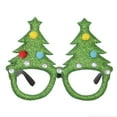 thumbnail image 1 of PVCS 2022 Christmas Glasses Frame Cartoon Stereo Glasses Party Props - Green Christmas Tree, 1 of 5