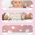 thumbnail image 5 of KOYPTL 12 Inch Lifelike Reborn Baby Dolls For Girls 3 4 5,Realistic Newborn Baby Dolls,Real Life Baby Dolls Accessories With Basket And Pacifier,Christmas Birthday Holiday Gift For Kids Aged 3+, 5 of 9