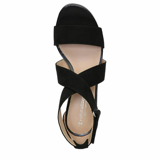 Naturalizer ADELE BLACK FABRIC SANDAL Walmart