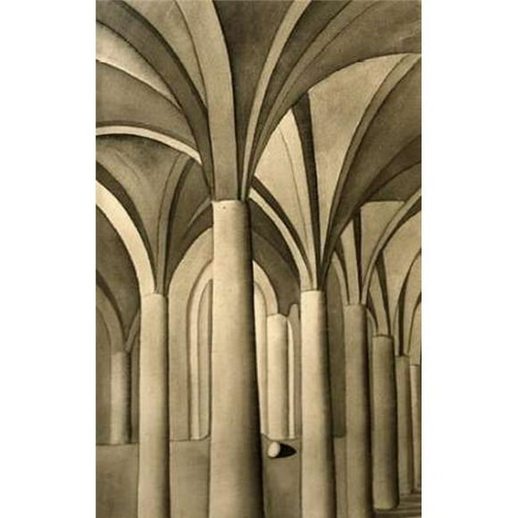 Bentley Global Arts PDX279978LARGE Columns & Eggs 1 of 5 Poster Print by Kay Sage, 24 x 36 - Large