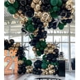 thumbnail image 2 of Kit de guirnaldas con globos HibaoPati, negro, verde y dorado, 99 piezas, 2 of 9