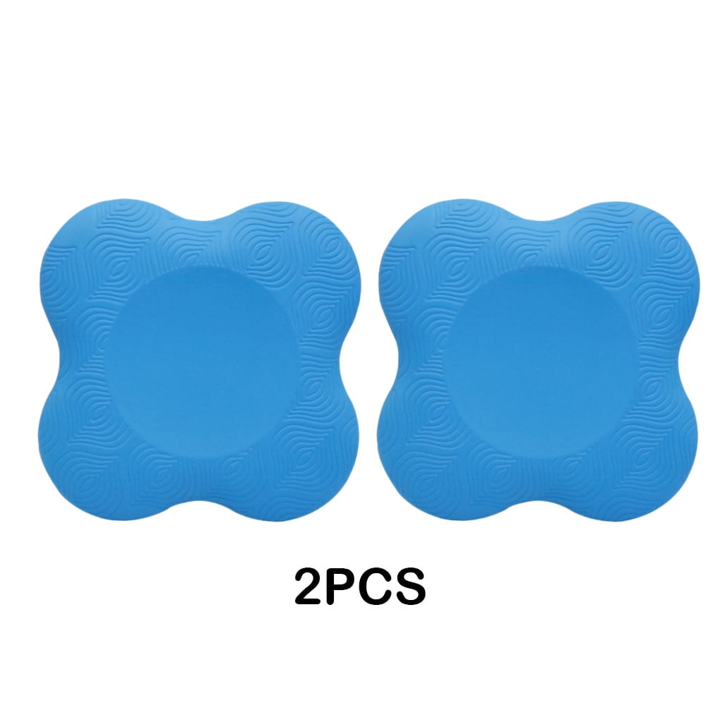 maskred 2pcs/set Eco-friendly PU Yoga Mat Lightweight And Portable For Lightweight Yoga Knee Pads Cushion Lake Blue