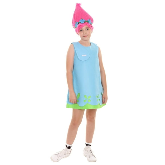 HPO Junior’s Blue Princess Costume – Synthetic Fabric Dress for Halloween & Cosplay Events