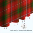 thumbnail image 6 of Red Green Checkerboard Checkered Pattern Shower Curtain 84"x72" ,Bathroom Decorative Shower Curtains Set with 12 Hooks,Modern Waterproof Washable Shower Curtain, 6 of 6
