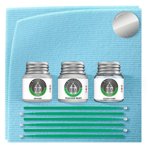 ERA Paints K12 - Radiant Silver Metallic for NISSAN Exact Match Touch up Paint Jar - Premium Kit