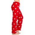 thumbnail image 3 of DARESAY Women's Super-Soft Plush Fleece Pajama Bottoms/Printed Lounge Pants, 3 of 4