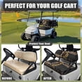 thumbnail image 4 of Garronmavis Brown Horse Tribe Style Golf Cart Seat Cover Set, Soft Polyester Golf Cart Accessories Interior Set Breathable Air Front Seat Cover for Golfer Outdoor Sports, 4 of 7