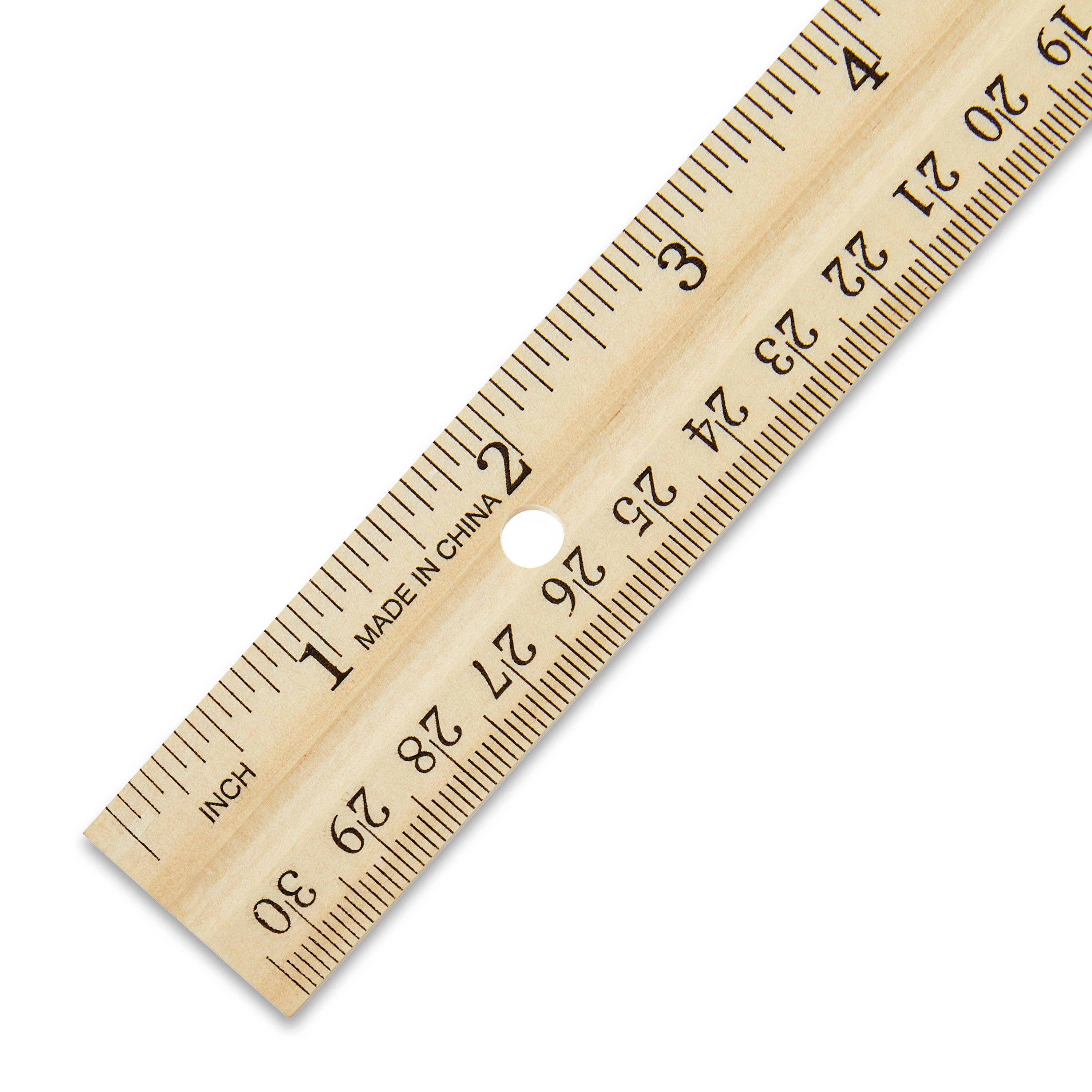 Regla de madera Pen + Gear, 12 pulgadas, ideal para nivel educativo de primaria a preparatoria 3