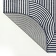 thumbnail image 6 of JONATHAN Y SHAPES 5 x 8 Area Rug, Margot Geometric Arch Stripe - Cream/Navy, SHP201C-5, 6 of 7