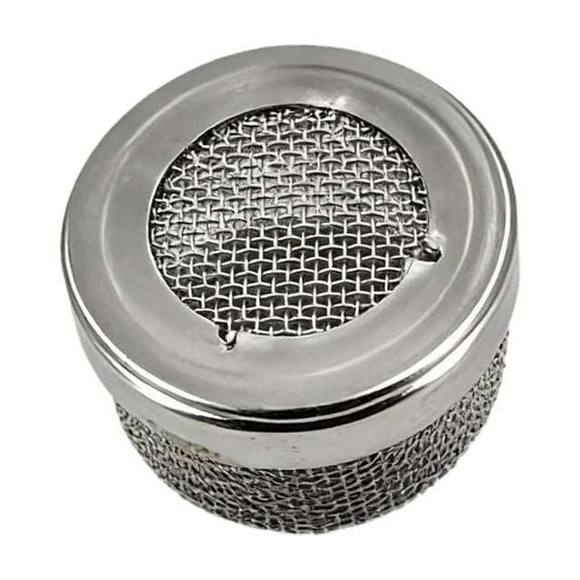 Cesta de limpieza de relojes redonda y profesional de acero inoxidable para mantenimiento y limpieza; contenedor portátil para reparación