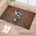 thumbnail image 4 of Painting Rug, Banksy Graffiti Rug, Decorative Rugs, Housewarming Gift Rugs, Bansky Reading Prison Rug, Banksy Graffiti Rug, Kitchen Rug, 3.3'x9.2' - 100x280 cm, 4 of 7