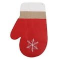 thumbnail image 1 of Gants de Panneau de Noël Écologiques Réutilisables Décoration de Porte d'Entrée de Noël pour Murs Arbres Cheminées Rouge, 1 of 21