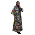 thumbnail image 4 of Satsuma Women's Long Kimono Robe with Pockets and Headwrap - African Print Trench Coat, 4 of 4