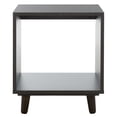 thumbnail image 2 of Safavieh Yona Traditional Wood Open Shelf End Table, Black, 2 of 11