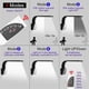 thumbnail image 4 of 30 LED Solar Light Landscape Garden Outdoor Motion Sensor Wall Lamp with Remote Control - Black, 4 of 5